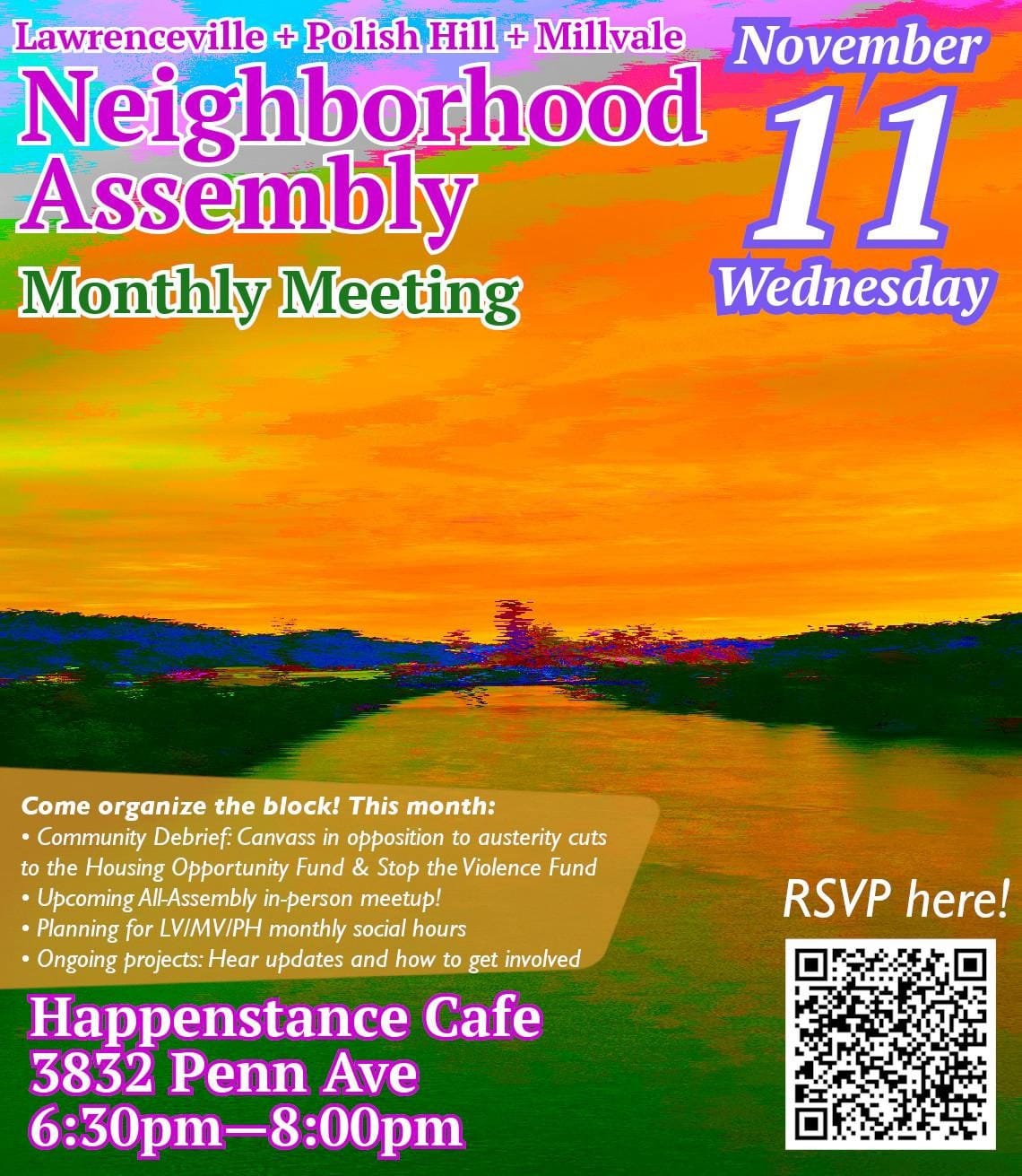 Lawrenceville/Polish Hill/Millvale November Meeting