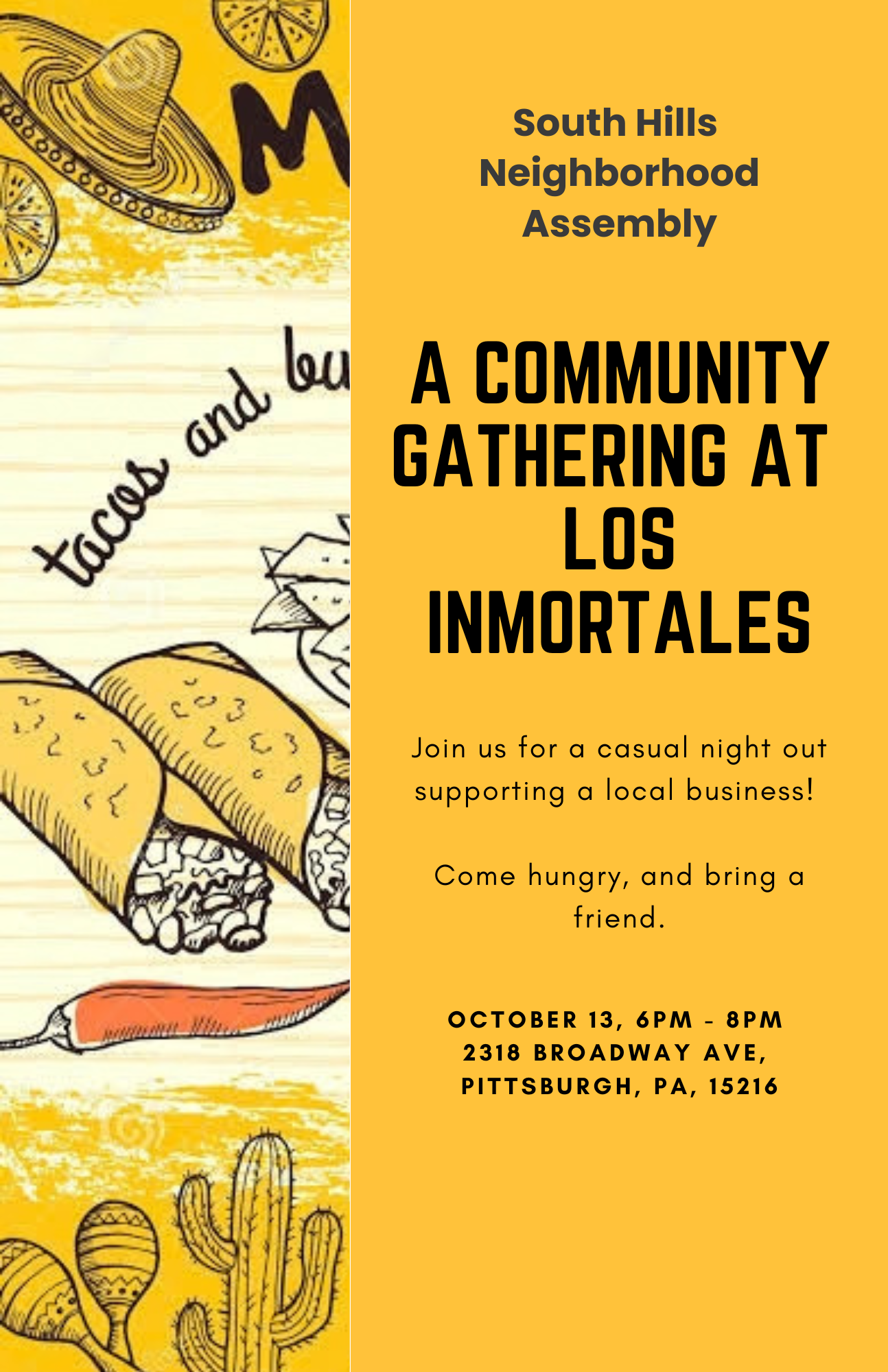Community Hang at Los Inmortales!